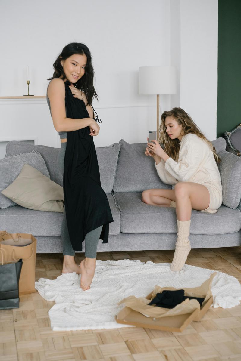 Shopping clothes