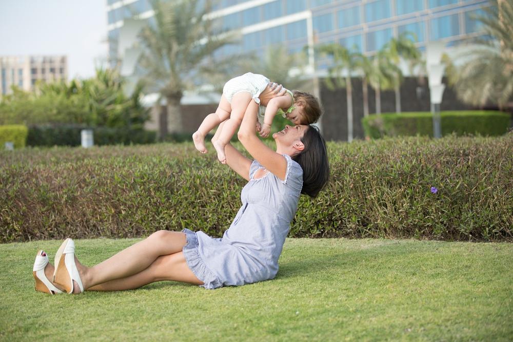 family outdoors
