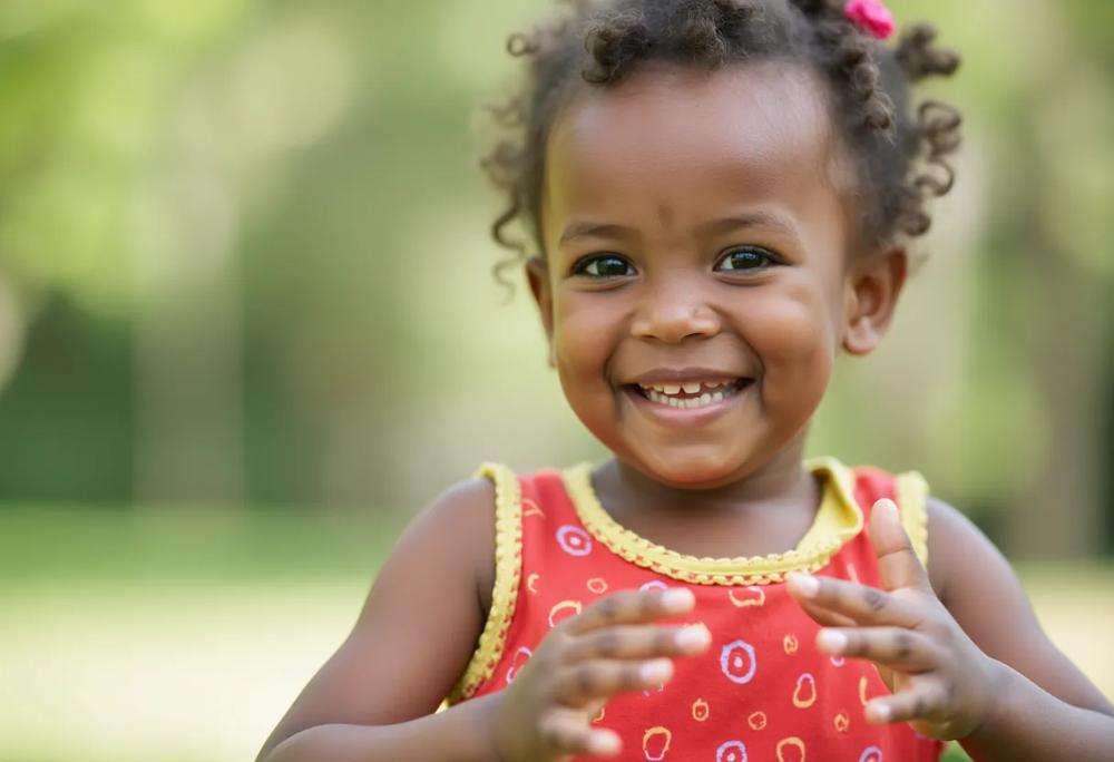 happy toddler